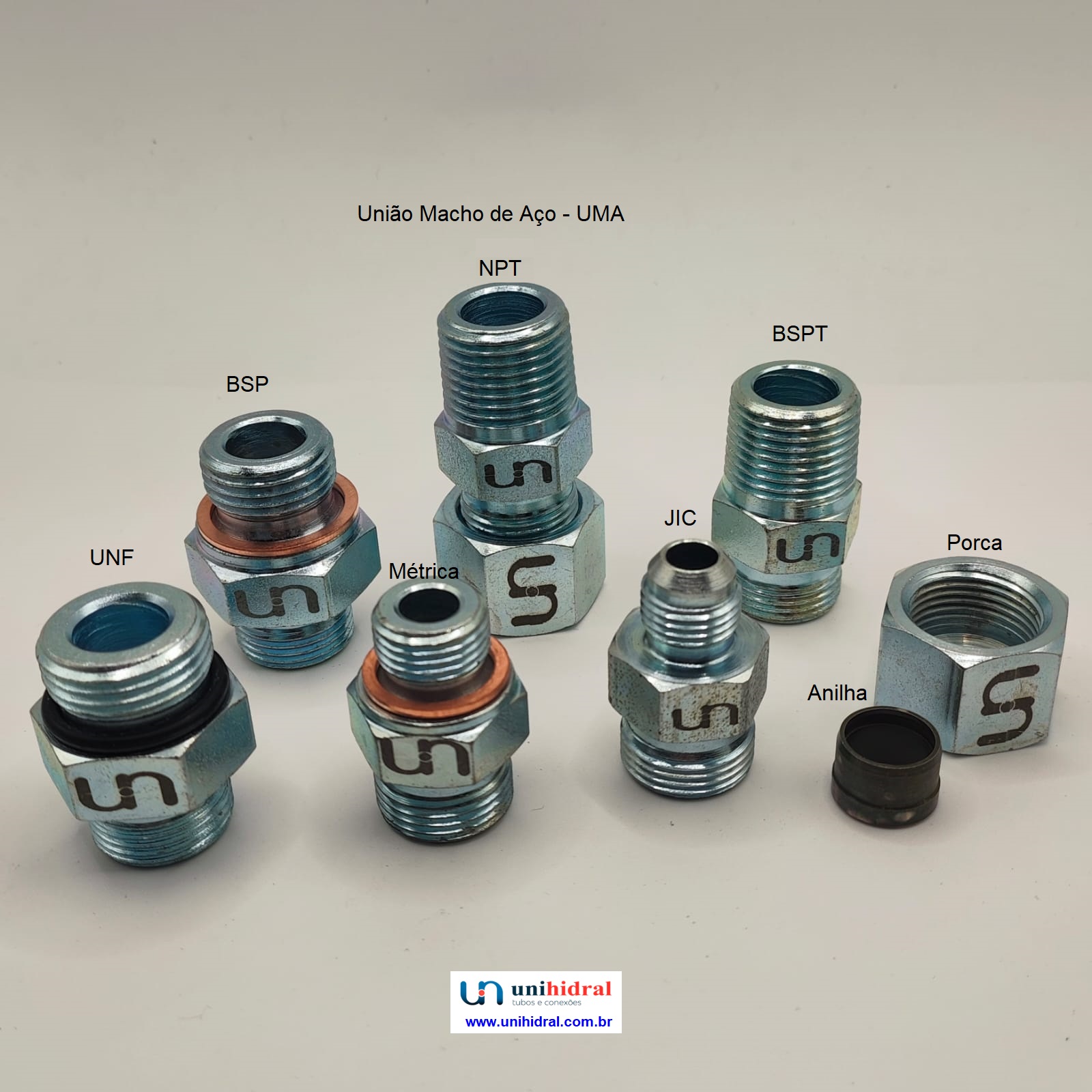 União Macho De Aço Carbono??